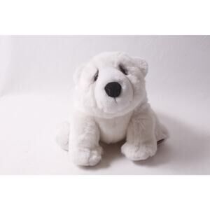 Lou Rankin Polar Bear Plush White Stuffed Animal Vintage ~ 260325-WH 1040